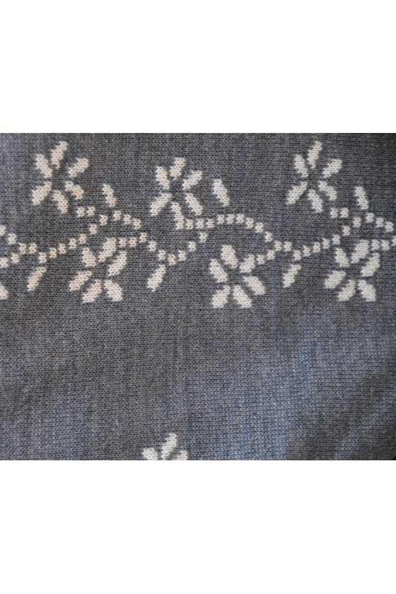 Dreieckstuch, jeans/pastellblau, Streublumen