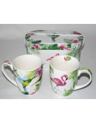 Tassen, Tropical, 2-er Set im Geschenkkarton