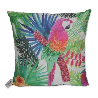 Kissen, Papagei, multicolor