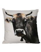 Kissen, Schweizer Kuh, 100 % Baumwolle, 50 X 50 cm