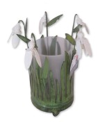 Windlicht Schneeglöckchen