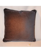 Kissen, Samtkissen, dunkelgrau, uni, 45 x 45 cm