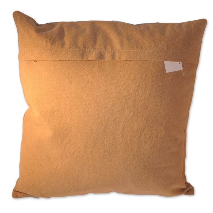 Kissen, Hirschmotiv, seitlich blickend, braun, Rückseite uni, Oberstoff 100% Baumwolle