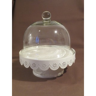 Glassturz/ Etagere