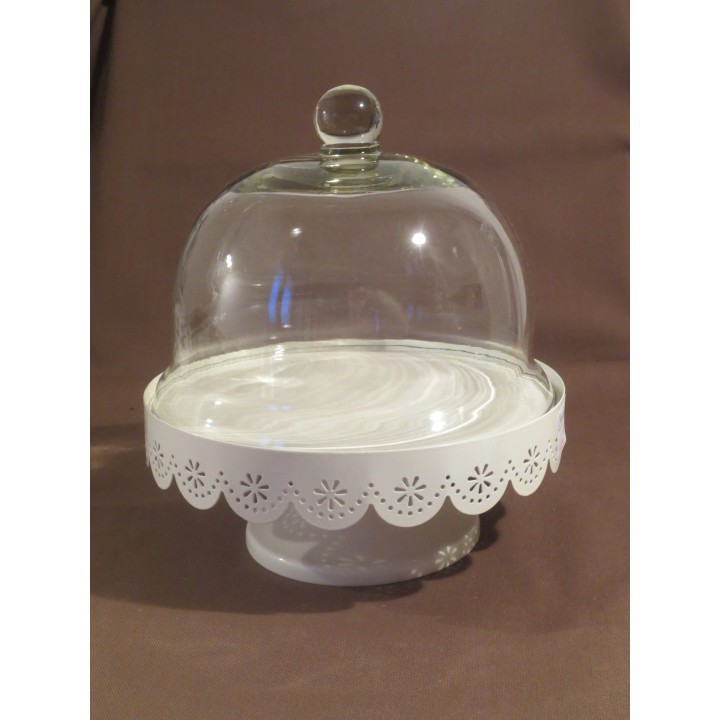 Glassturz/ Etagere