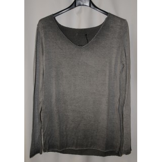 Pulli, Feinstrickpullover, grau, One Size