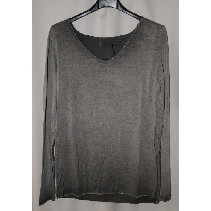 Pulli, Feinstrickpullover, grau, One Size