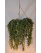 Kranz, Hängekranz, Kiefernkranz, grün/Glitzer, Jutekordel