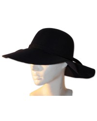 Hut, Schlapphut, dunkelblau, One Size