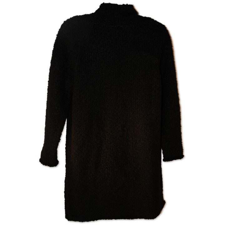 Strickcardigan, Strickjacke, Schalkragen, schwarz, One Size