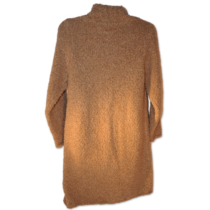 Strickcardigan, Strickjacke, Schalkragen, camel, One Size