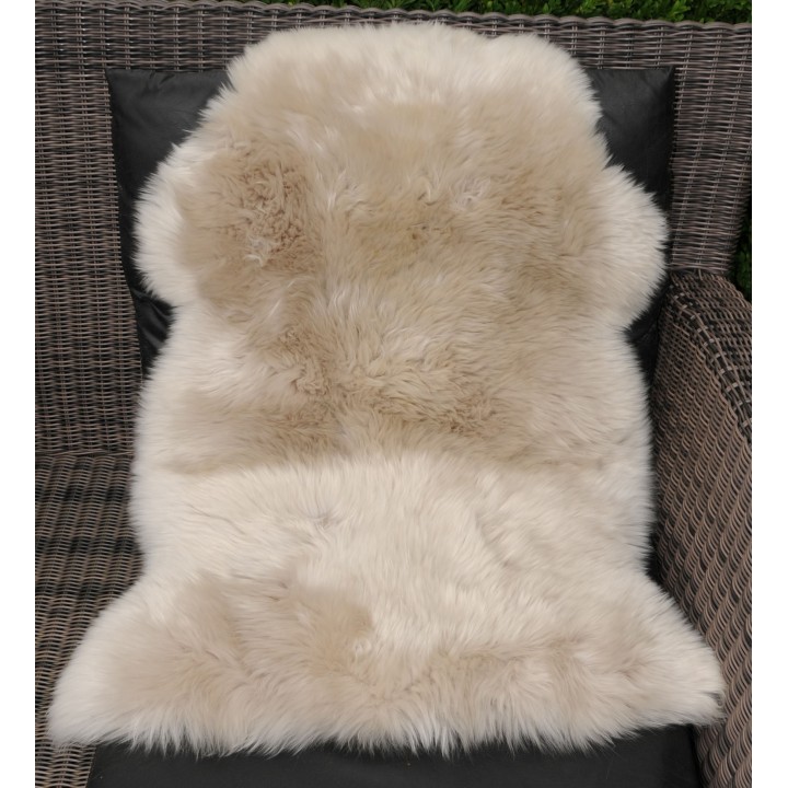 Schaffell, hellbeige, Winterfell, 90 cm