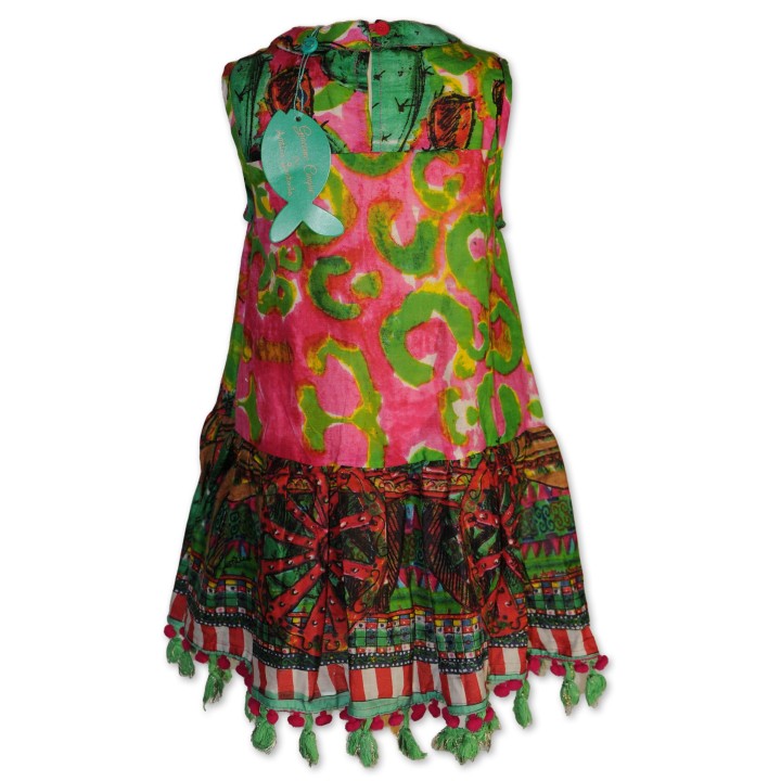 Kinderkleid, Brust Perlenbestickt