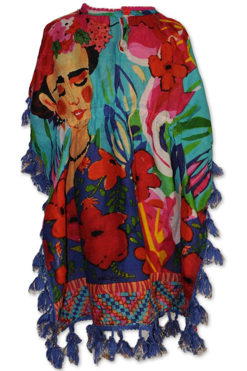 Kinderkleid, Tunika, Frida Kahlo Motiv