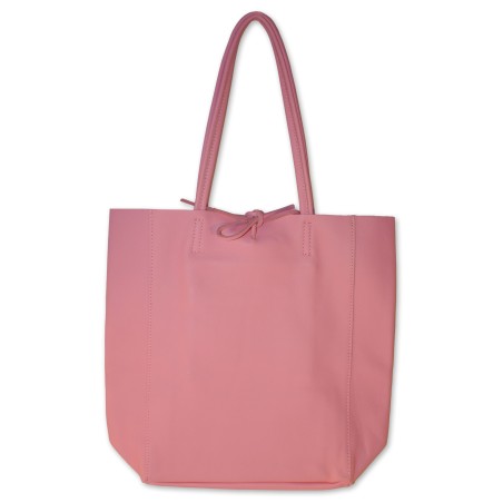 Ledershopper, Ledertasche, rosa, echt Leder