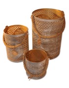 Windlicht Mandala, 3er-Set, Metall