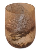 Windlicht Jupiter, Glas, rund, Höhe 25 cm, Durchmesser 18 cm