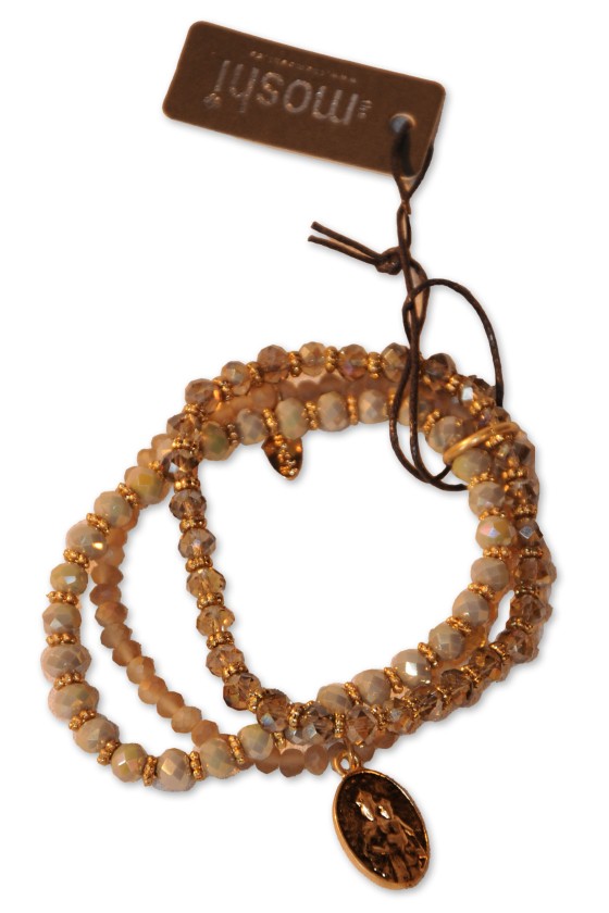 Armband, 3-reihig, Perlen...