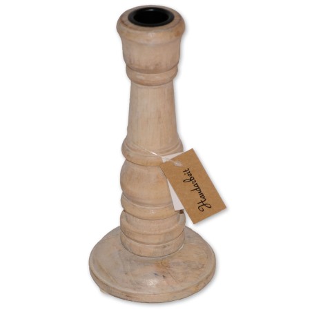 Kerzenhalter Dost, natur, Holz