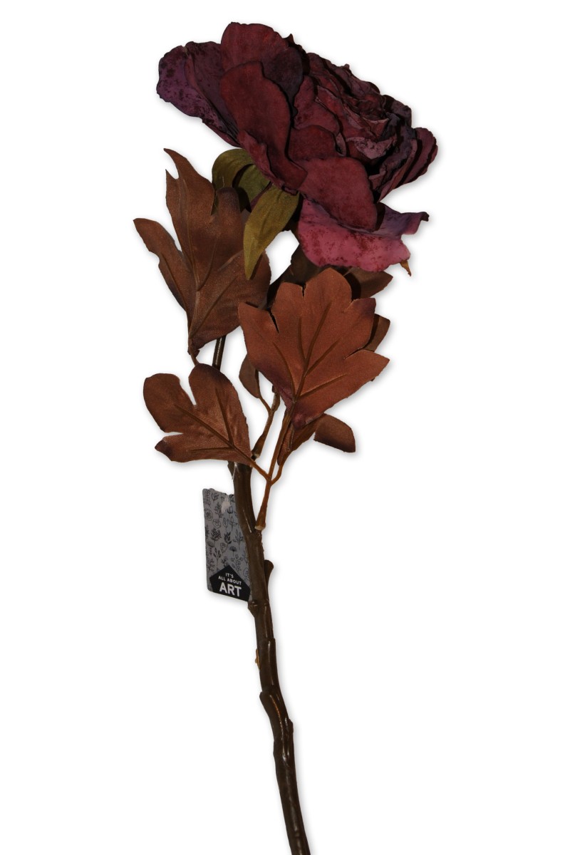 Rosen, Artificial Nature, burgunder, 62 cm