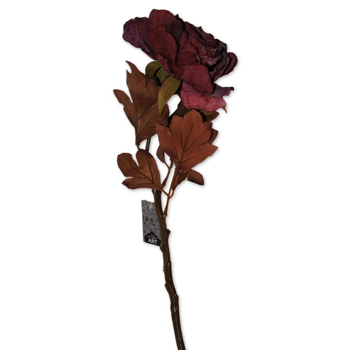 Rosen, Artificial Nature, burgunder, 62 cm