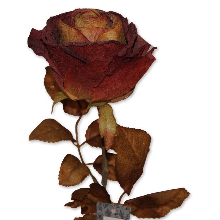 Rose, Artificial Nature, old pink, 67 cm