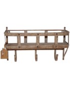 Wandhalter Art Ferro, grau, Metall, 41x14x24 cm