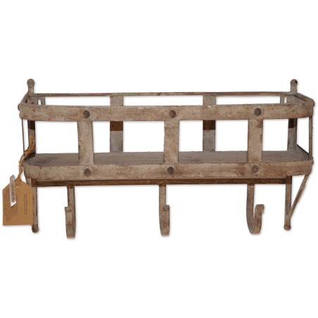 Wandhalter Art Ferro, grau, Metall, 41x14x24 cm