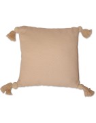 Kissen Dans, 40x40 cm, creme, 100% Baumwolle