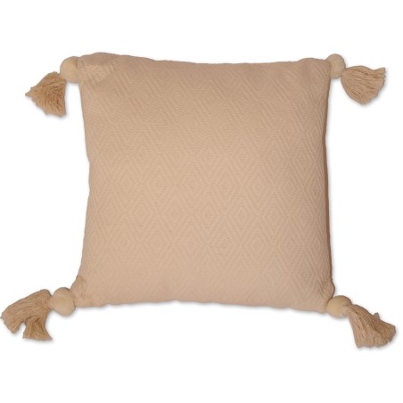 Kissen Dans, 40x40 cm, creme, 100% Baumwolle