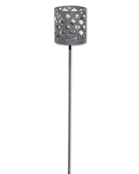 Windlichtstecker, Windlicht, Junker, zink, Metall/Glas, 15x8,5x121 cm