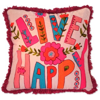 Kissenhülle "HAPPY LIVE"