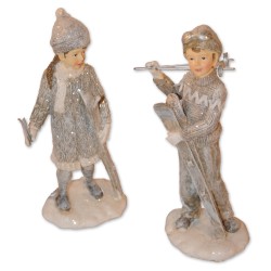 Schneekinder &quot;Ski&quot;, 2-er-Set
