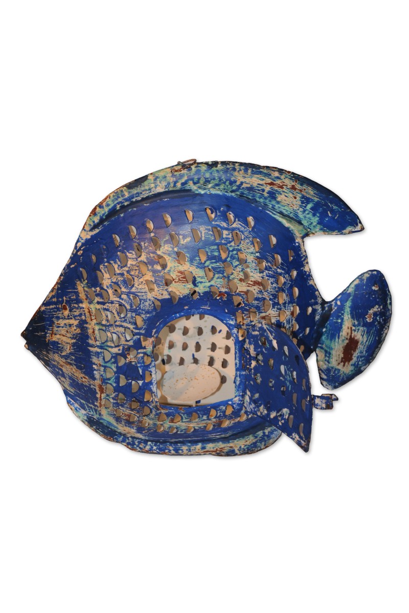 Windlicht, Fisch 45 cm