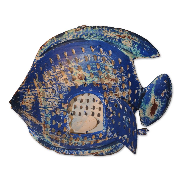 Windlicht, Fisch 45 cm
