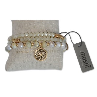 Armband, Bracelet "Ellie", light green