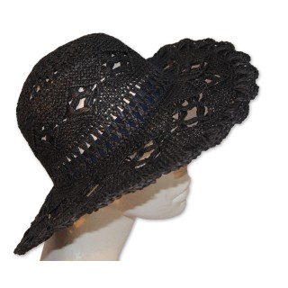 Hut, hat "Olivia", darkgrey, dunkelgrau