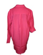 Shirt, Bluse, Hemd "Amy", strong pink, 100% Leinen