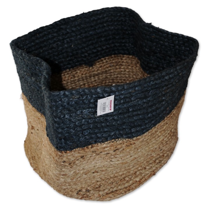 Korb, Storage "Seaside", natur/blau geflochten