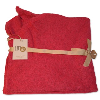 Schal, pink uni, kuschelig, LOT 83