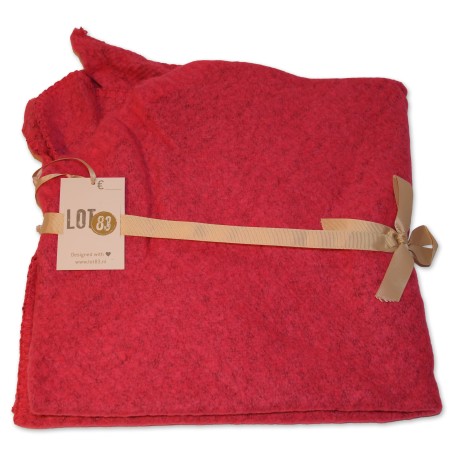 Schal, pink uni, kuschelig, LOT 83