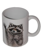 Waschbär Tasse