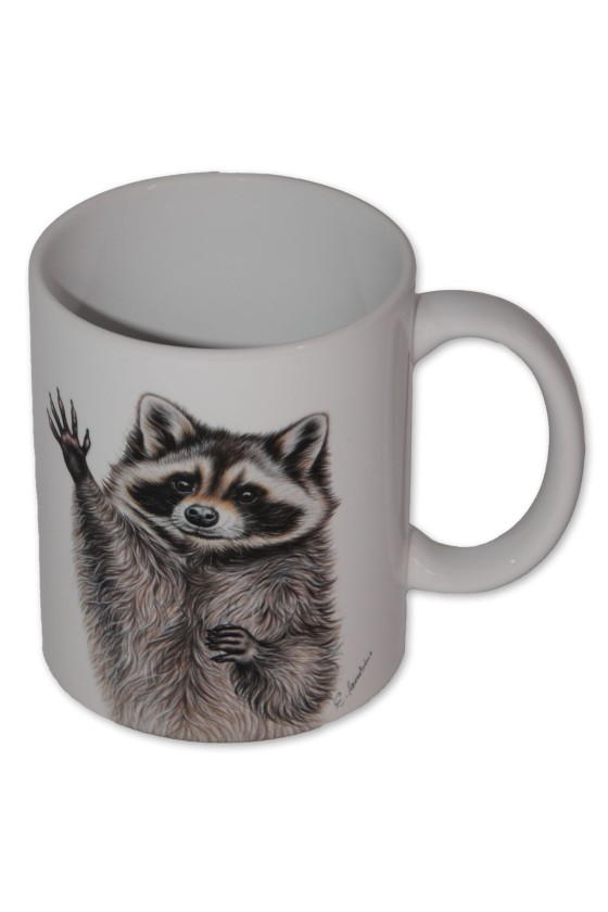 Waschbär Tasse