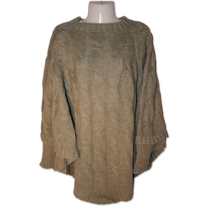 Poncho Mira, light green, hellgrün, salbeigrün, One Size
