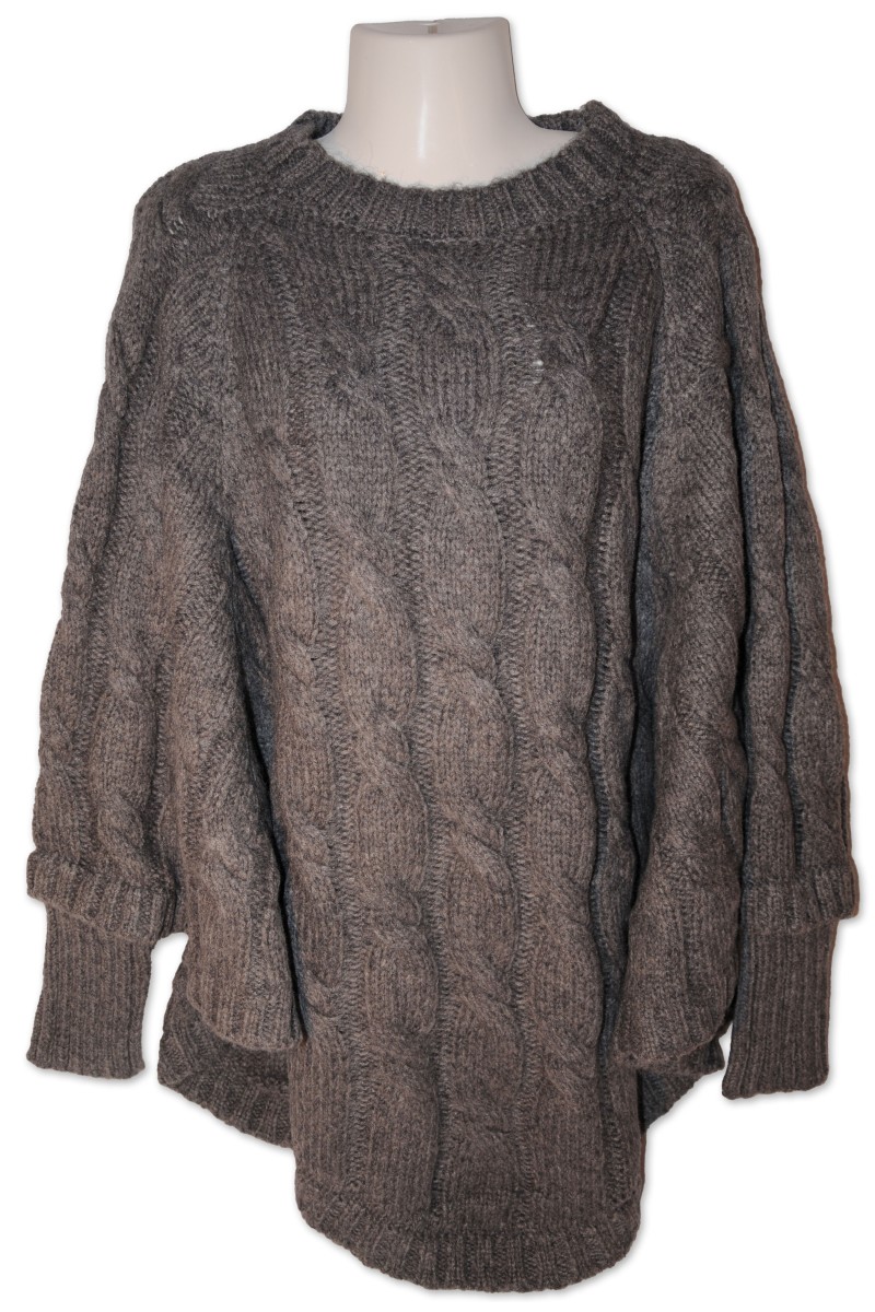 Poncho Mira, grey, grau, One Size