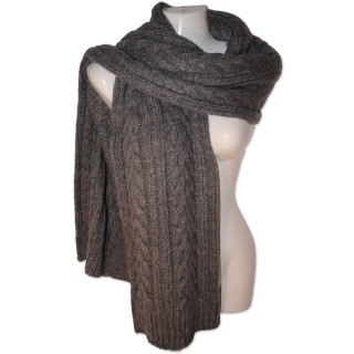 Scarf Mira, grey, Schal, grau