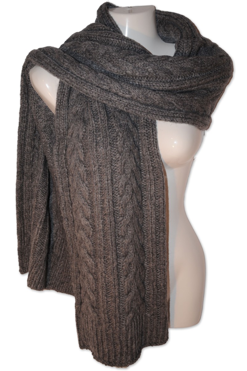 Scarf Mira, grey, Schal, grau