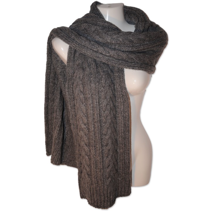 Scarf Mira, grey, Schal, grau