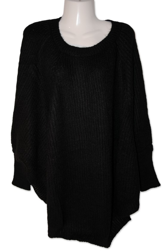 Poncho Kate, black, schwarz, One Size