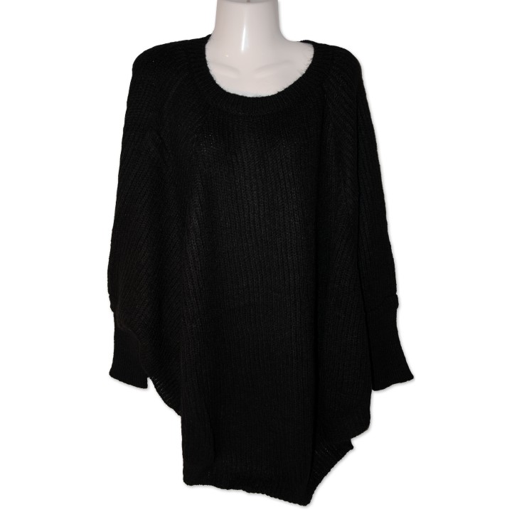 Poncho Kate, black, schwarz, One Size